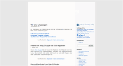 Desktop Screenshot of blog.patent-net.de