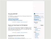 Tablet Screenshot of blog.patent-net.de